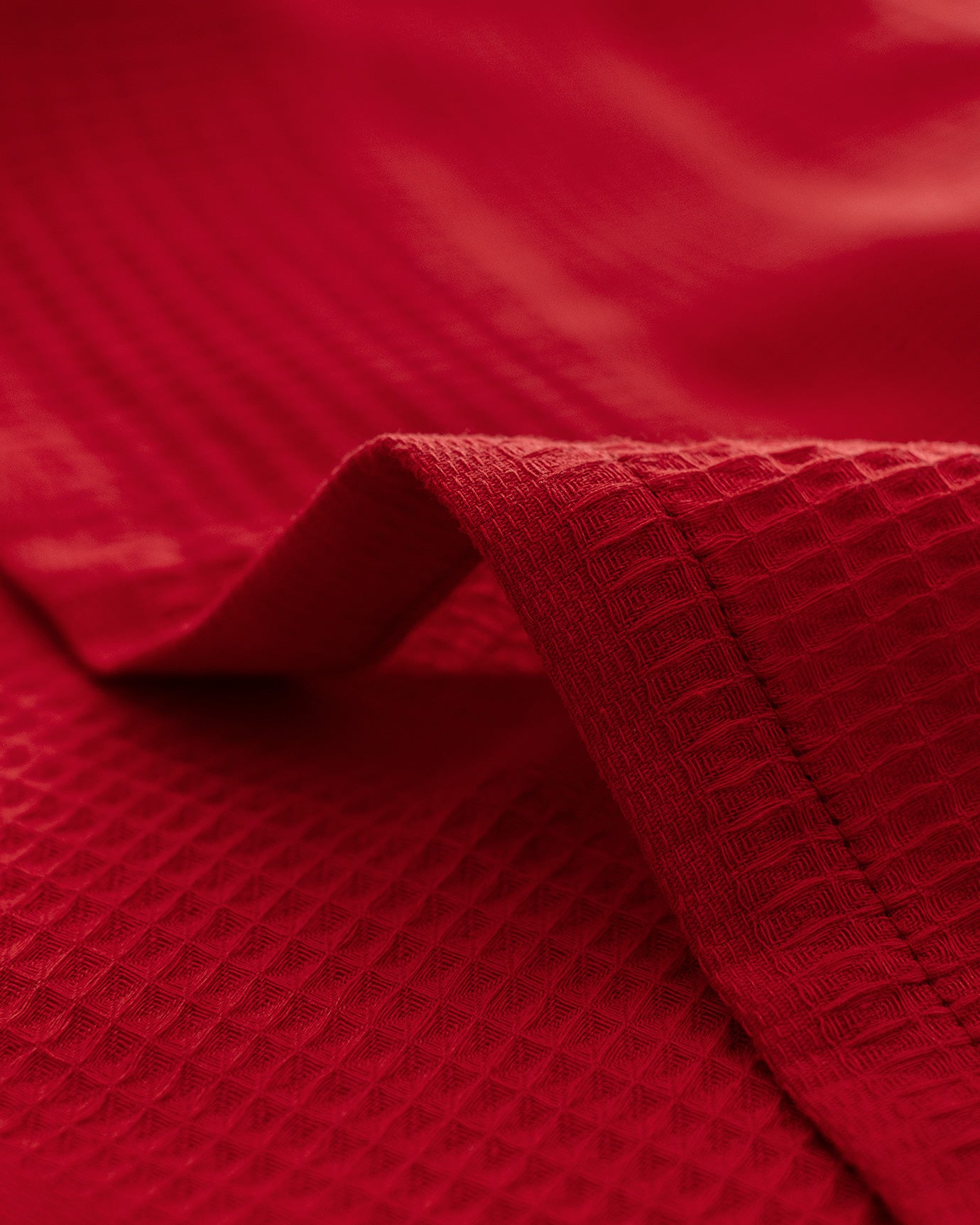 King Size 100% Cotton Pique Blanket - Soft Summer Bedspread