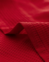 King Size 100% Cotton Pique Blanket - Soft Summer Bedspread