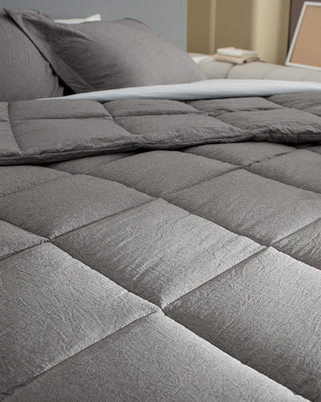 Meleni Brown Twin Bedding Set - Complete Sleep Collection