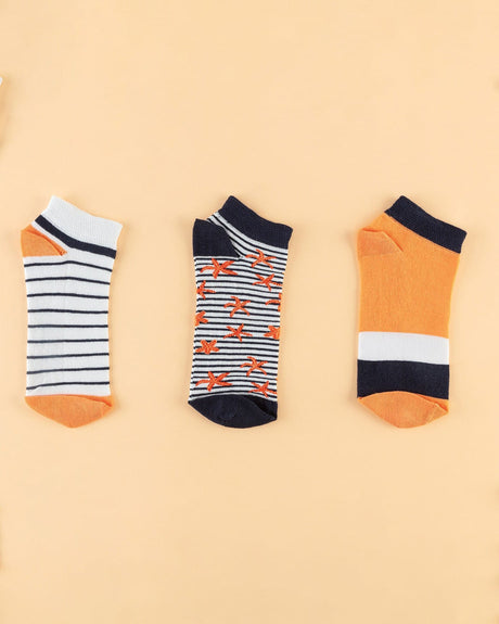 Premium Women's Cotton Blend Ankle Socks 3-Pack