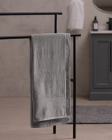 Luxury Striped Bath Towel - Premium Hotel Collection Dobby Weave
