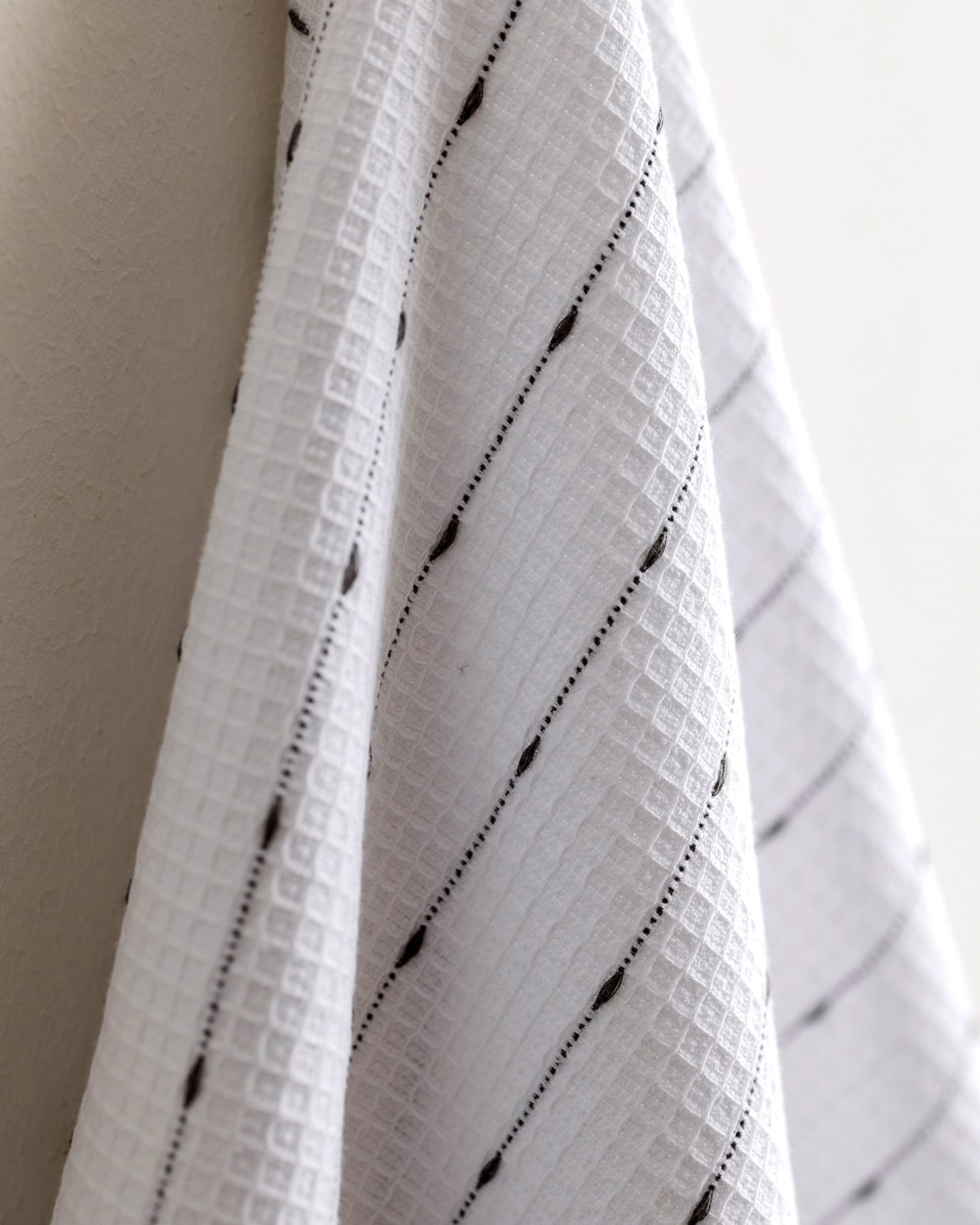 Soft Cotton Face Towel - White and Gray