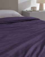 100% Cotton Ranforce Duvet Cover Set - Soft & Breathable Bedding - Purple