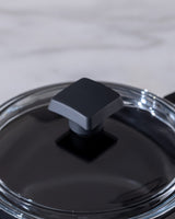 Titanium Professional Deep Saucepan, 18 cm, Black