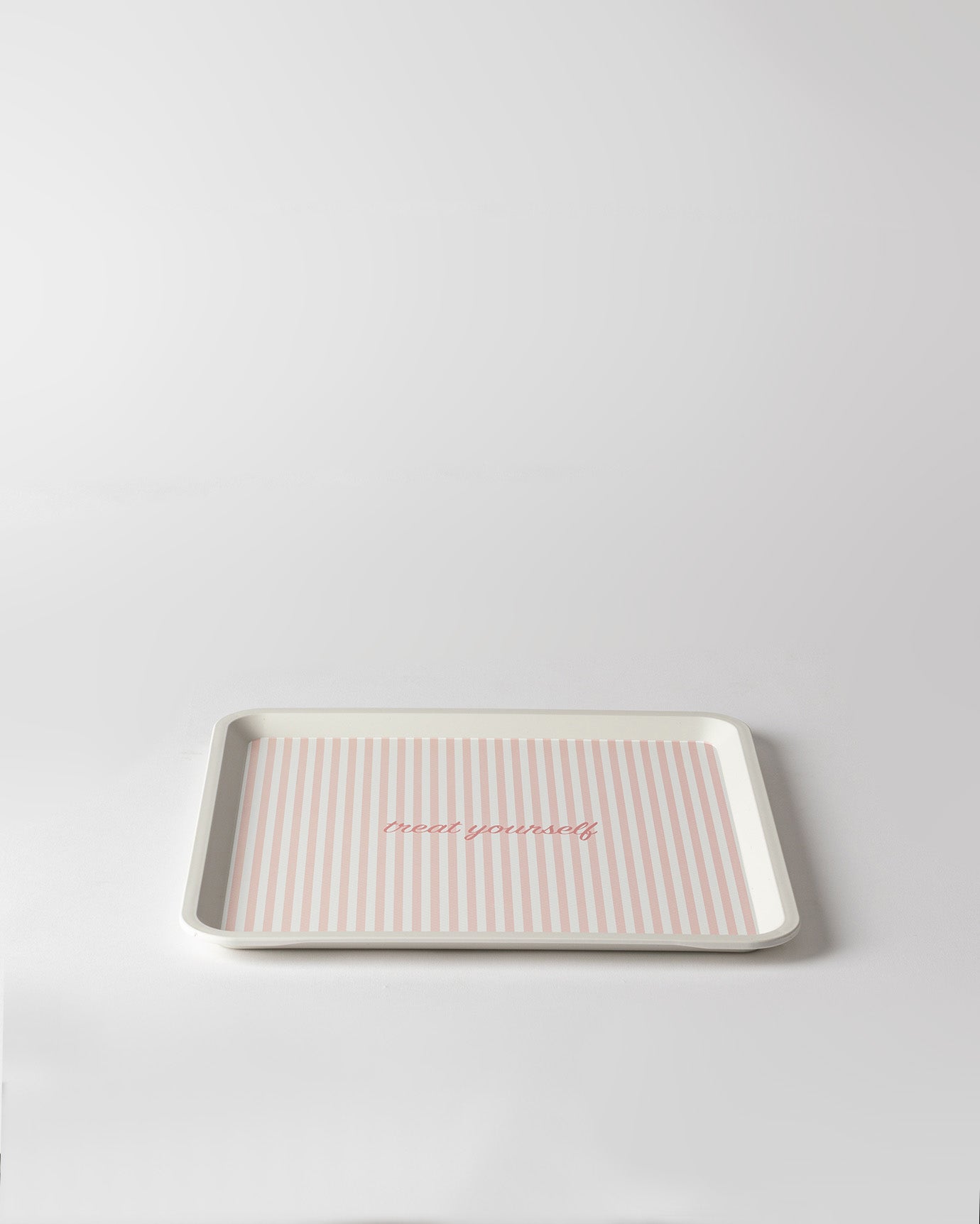 Durable Plastic Square Serving Tray - Modern Minimalist Design