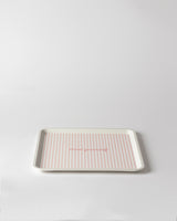 Durable Plastic Square Serving Tray - Modern Minimalist Design