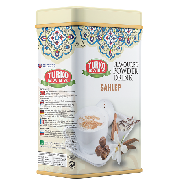 TURKOBABA Professional Instant Salep Drink Mix - 200g