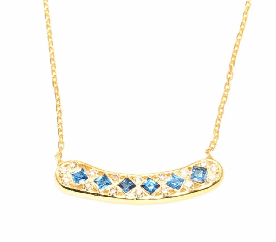 Elegant Sterling Silver Aurora Pendant Necklace with Zircon