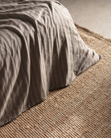 King Size 100% Cotton Dobby Weave Bedding Set, Taupe