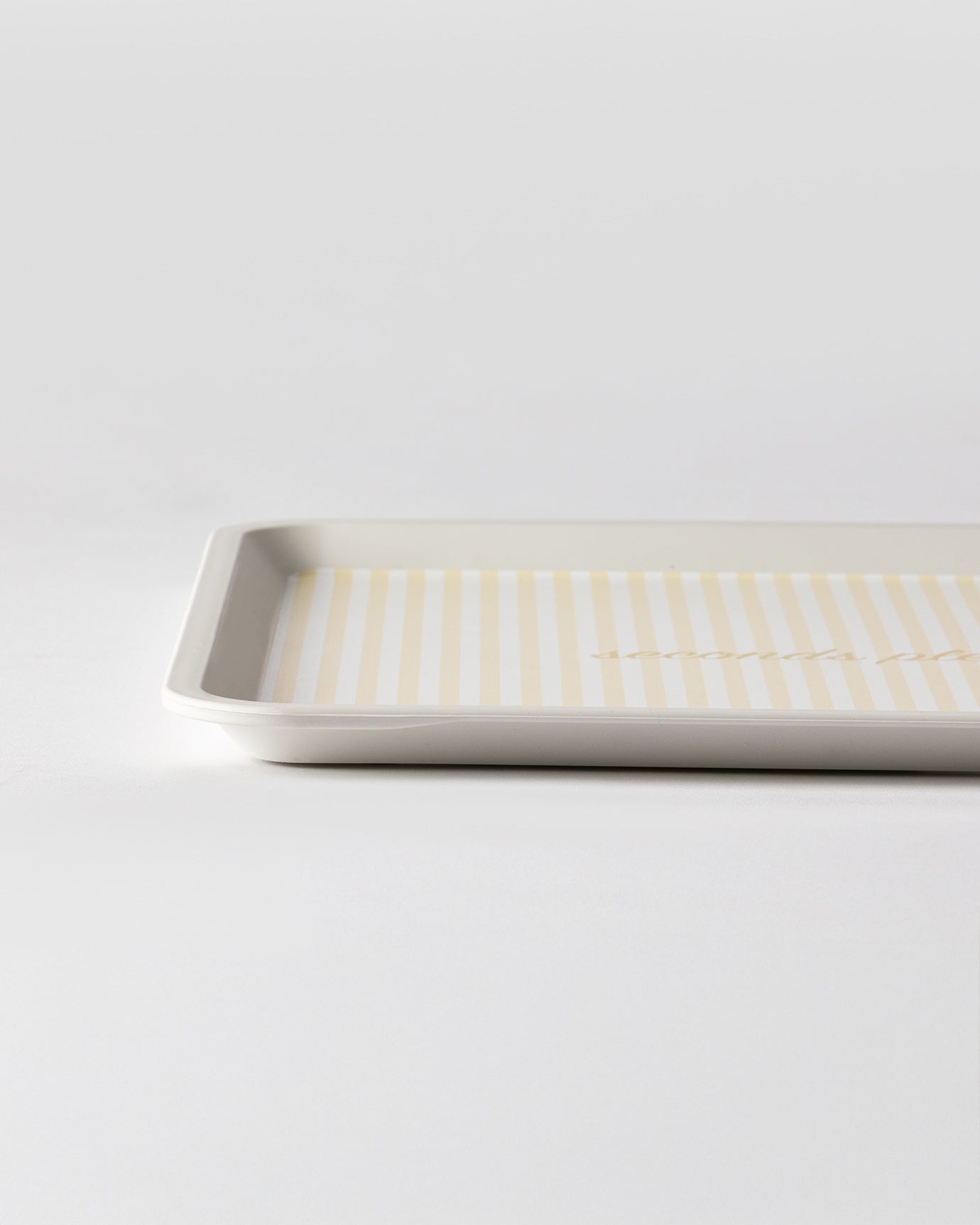 Plastic Square Serving Tray - Modern Chic Design