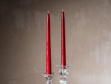 Red Taper Candle Set - 25 cm Height