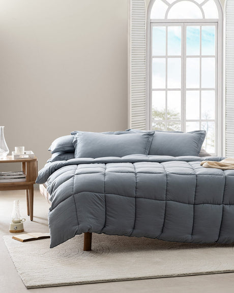 100% Polyester Single Bedding Set - Modern Comfort