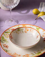 New Bone Porcelain 6-Person 24-Piece Dinner Set - Modern Elegance