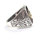 Premium 925 Sterling Silver Medusa Head Design Men's Ring