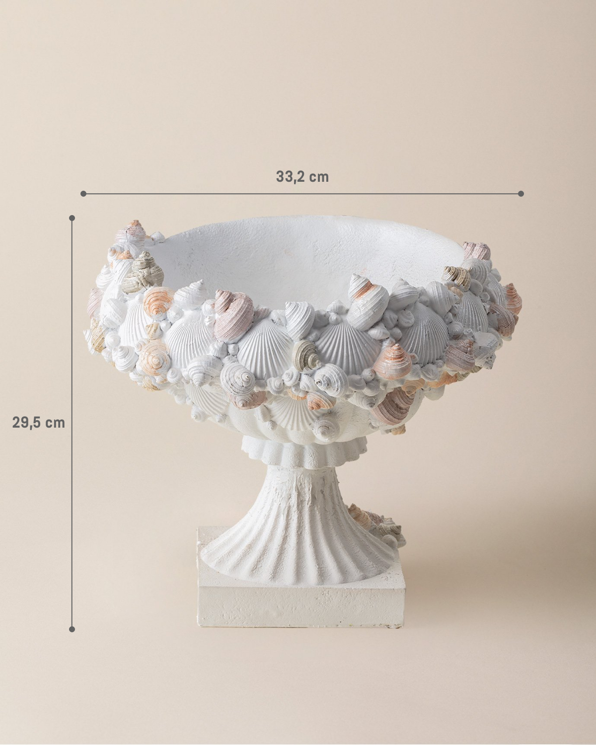 Resin Decorative Vase - Modern Sculptural Home Accent