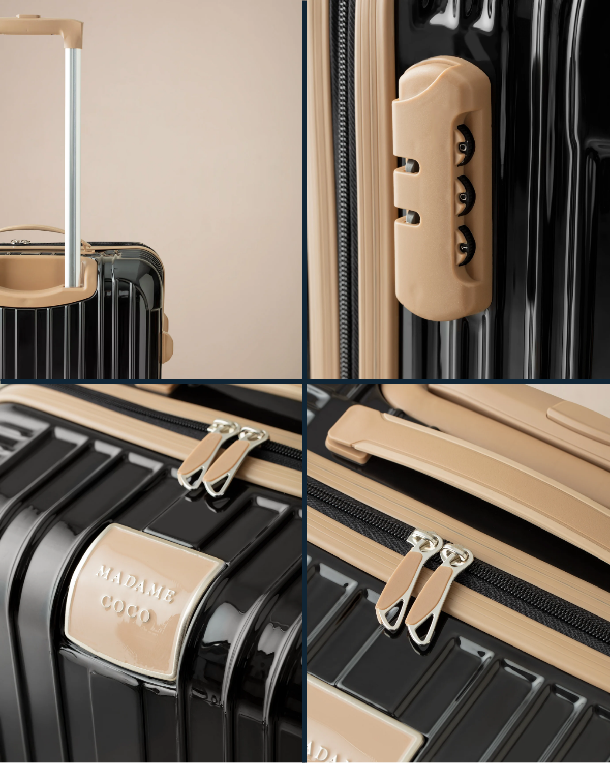 Polycarbonate Cabin Suitcase - Lightweight & Durable