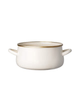 Montferry 24 cm White Cooking Pot - Durable Kitchen Cookware