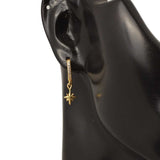 Premium 925 Sterling Silver North Star Stone Hoop Earrings