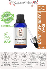 Pure Cold-Pressed Apricot Kernel Oil
