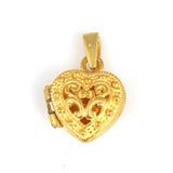 Professional 925 Sterling Silver Miniature Opening Heart Pendant