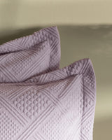 Pure Cotton King Bedspread - Elegant Triangle Stitching