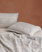 Cotton Blend Double Bedspread Set - Distinctive Ethnique Style