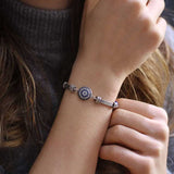 Premium Sterling Silver Lapis Beaded Bracelet