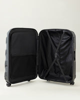 Large Black Hardside Rolling Travel Suitcase