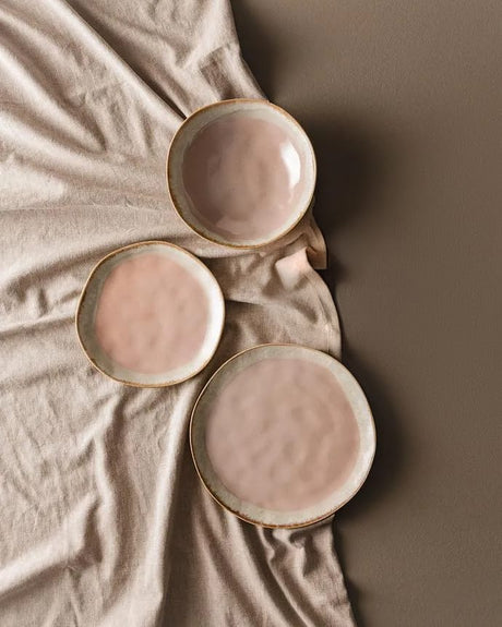 Ceramic 6-Person Dinner Set - Modern Blush