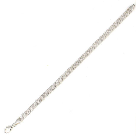 Premium 925 Sterling Silver Patterned Chain Bracelet