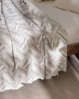 100% Cotton Double Bedspread - Soft & Versatile Design