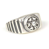 925 Sterling Silver Men's Knight Ring - Heritage & Strength