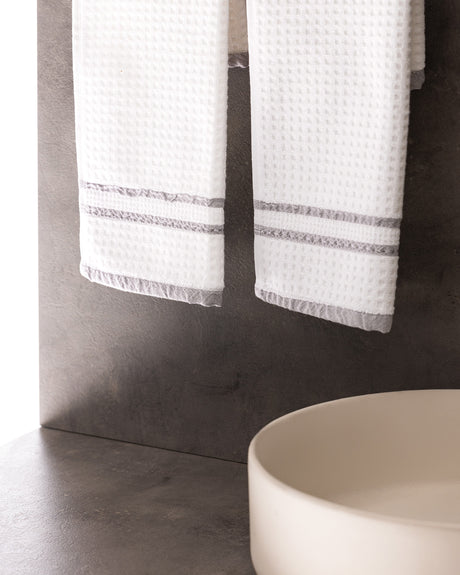 100% Cotton 2-Piece Hand Towel Set - Luxury Soft