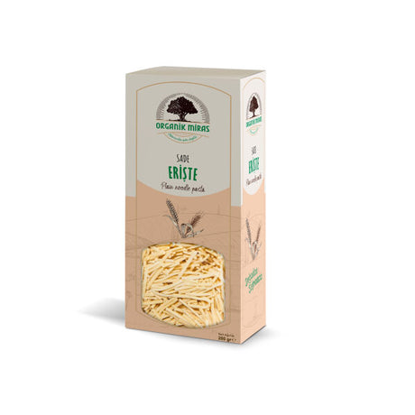 Organic Plain Turkish Noodles - Traditional Pasta, 250g