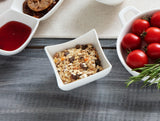 New Bone China Square Candy Bowl - Modern Minimalist