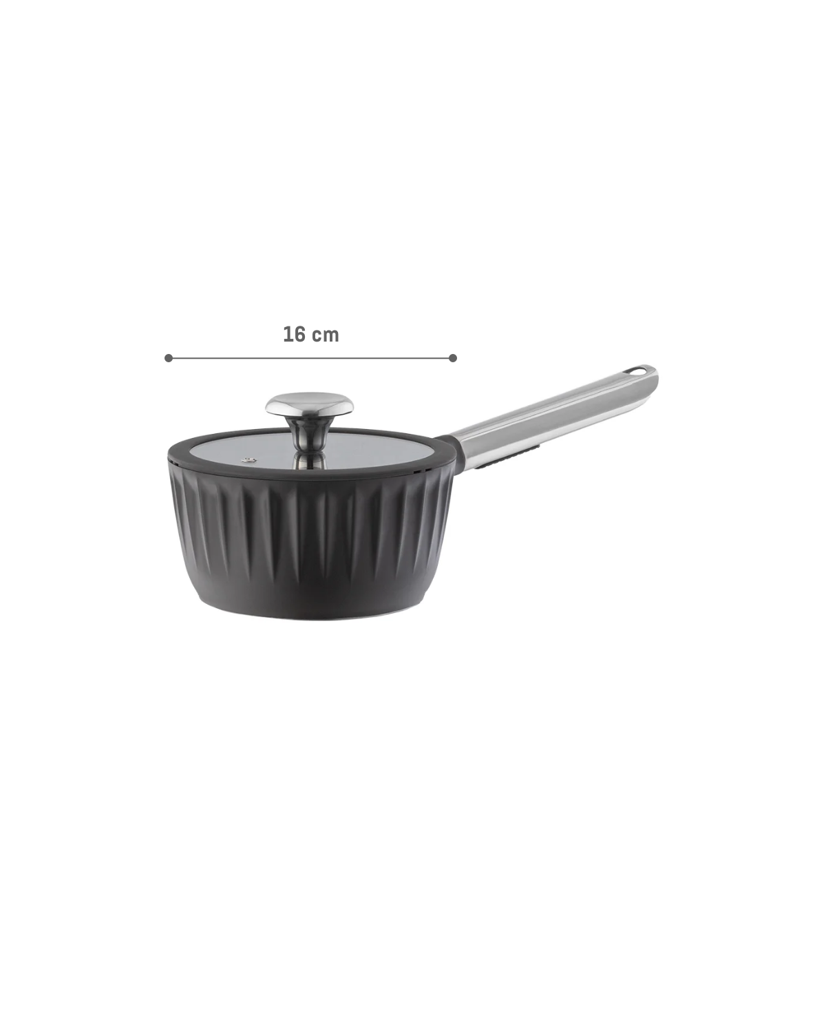Versatile 16 cm Brown Saucepan for Everyday Use