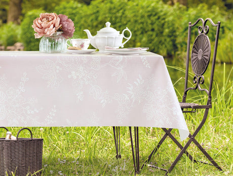 Jannie PVC Tablecloth - Waterproof & Wipeable Dining Table Cover