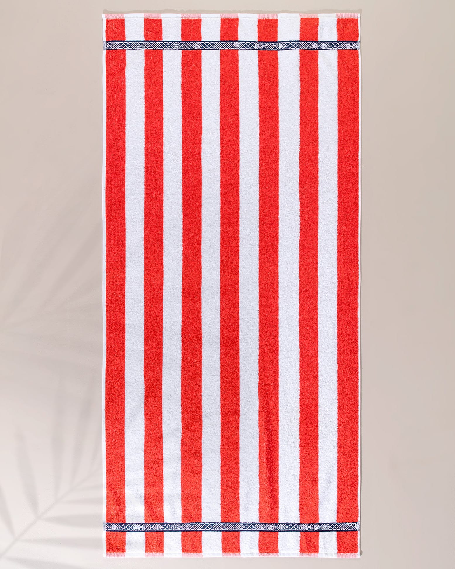 Soft Cotton Beach Towel - Vibrant Yarn-Dyed Design
