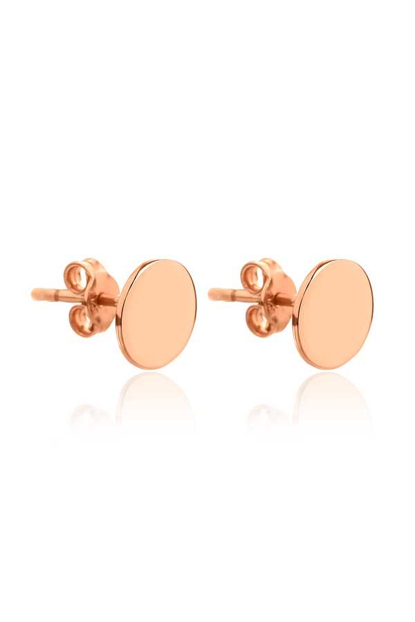Sterling Silver Minimalist Round Stud Earrings - Everyday Essential
