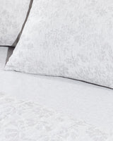 Viscose Cotton Blend Double Duvet Cover Set - Cluny Jacquard Weave