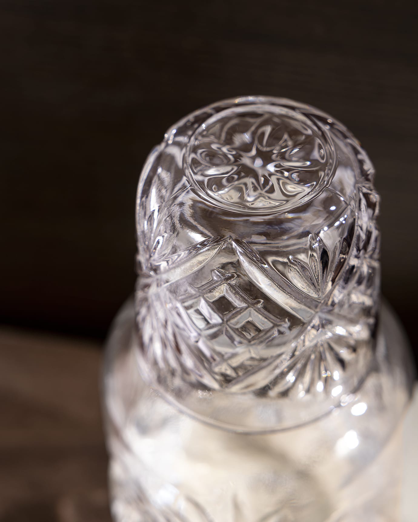 Clear Glass Bedside Carafe - Elegant & Functional Design