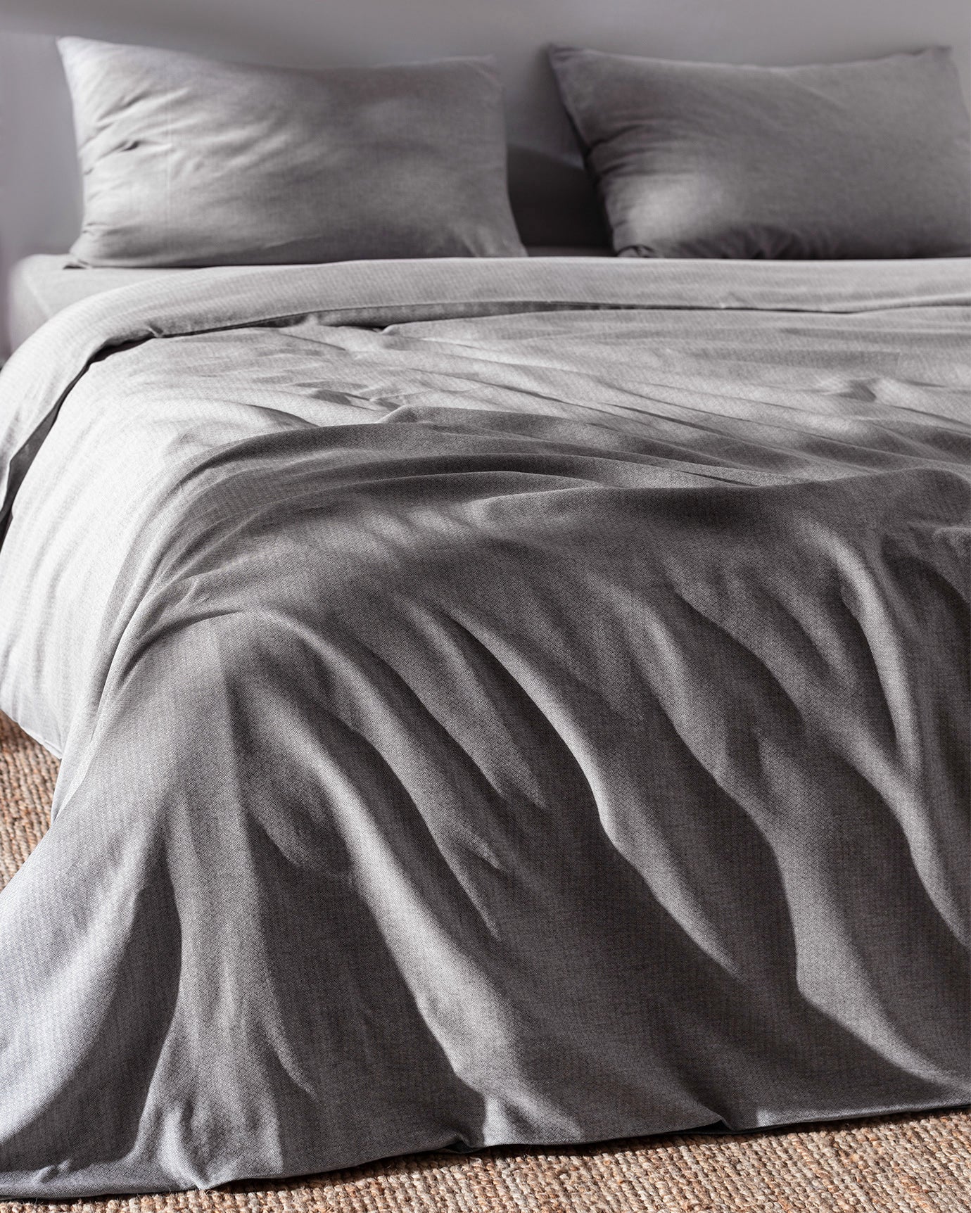 100% Cotton Yarn Dyed Full/Double Bedding Duvet Cover Set