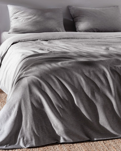 100% Cotton Yarn Dyed Full/Double Bedding Duvet Cover Set