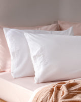 100% Cotton Pillowcase Set of 2 - Soft & Breathable Standard Size