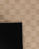 Silky Soft Embossed Area Rug - Mink Brown