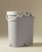 Plastic & Metal 3-Compartment Mop Set - Integrated Cleaning System