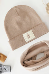 Baby Beanie & Neck Warmer Set Tree Label - TryAladdin
