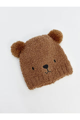 Baby Bear Embroidered Beanie - Soft & Warm - TryAladdin