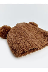 Baby Bear Embroidered Beanie - Soft & Warm - TryAladdin