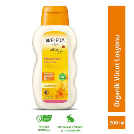 Baby Body Lotion - Soothing Calendula Natural Hydrating Formula - TryAladdin